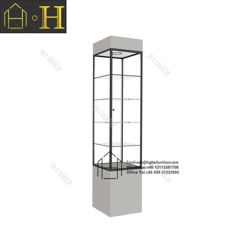 Boutique display cabinet and used glass door display cabinet for jewelry showcase smoke shop display