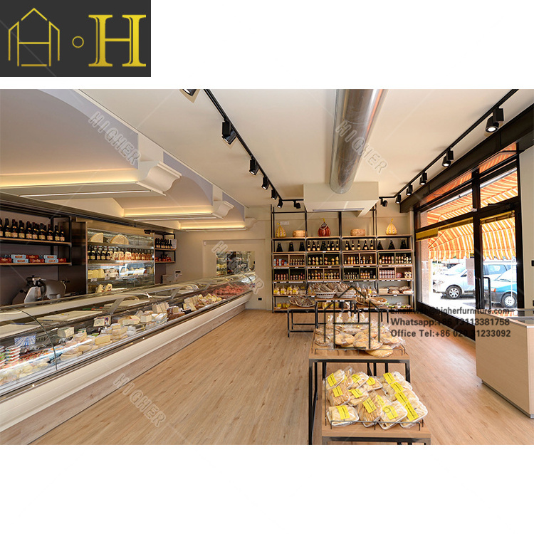 Modern Restaurant Dessert Shop Counter Designs Bakery Display Counter Cake Coffee Food Display Counter