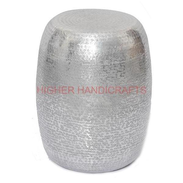 Hammered Drum Side Nesting Table Metal Furniture Nightstands Sofa End Table Decorative Living Room Tables Home Decor Supplier