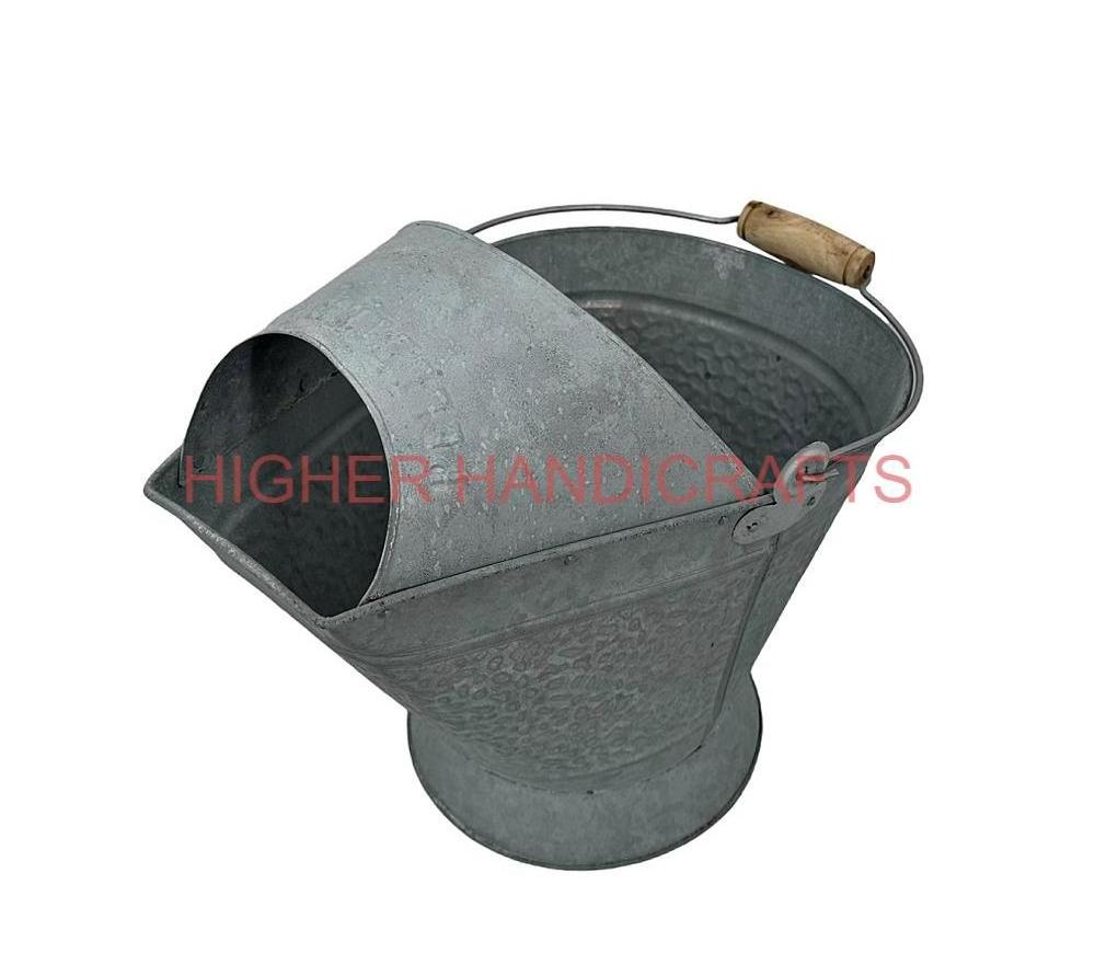 Iron Coal Hod Bucket Fireplace Accessories Ash Can Fire Pits Pail Pellet Coal Hod Basket Direct Factory Price