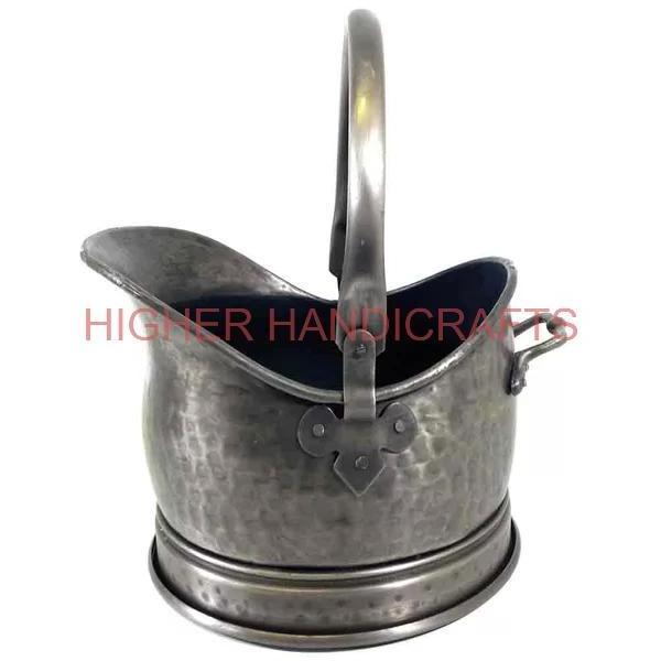 Helmet Coal Scuttle Ash Can Fire Pits Pail Pellet Coal Hod Basket Iron Coal Bucket Fireplace Accessories Direct Factory Price