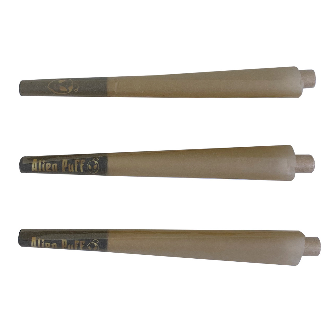 Custom Your Own Design HP2510-AP Alien Puff 1 1/4 size Slow Burning cigarette pre-rolled cones