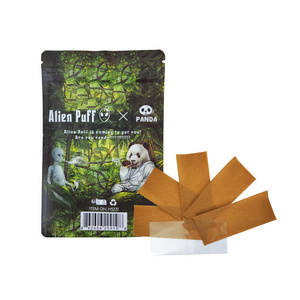 Smoking Rolling Paper Hemp Blunt Flavored Paper in Plastic Zig Bag Printed Private Label Cigar Paper OEM Packing