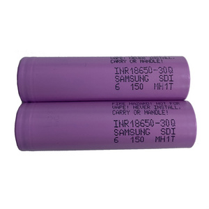 SDI INR18650-30Q 18650 rechargeable battery  INR18650 30Q 3.6V 3.7v 3000mAh 10.8Wh lithium ion batteries cell