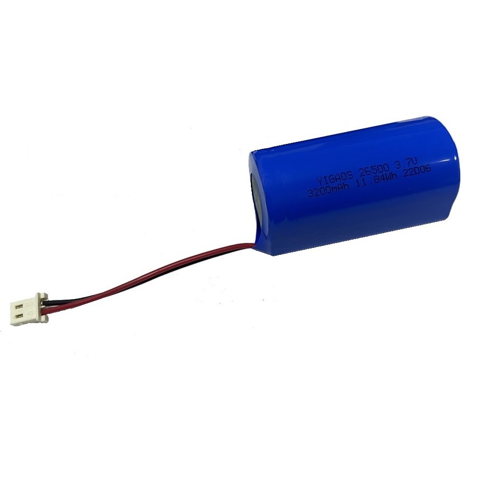 china high quality 22650 26500 battery pack 1S1P 3.7V 3200mah rechargeable lithium ion batteries For Electric toy car