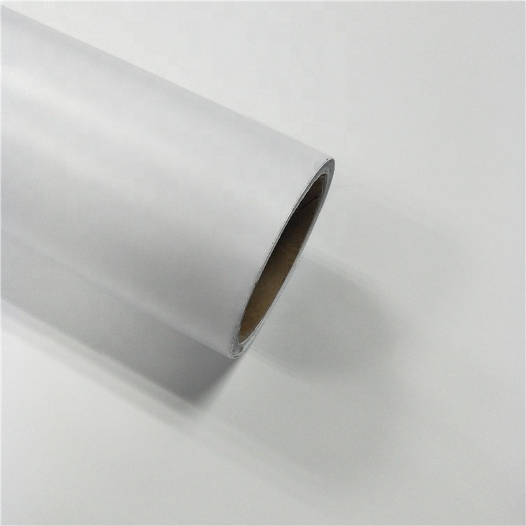 FLY factory price Matt White Self Adhesive Vinyl rolls,printable vinyl for water based ink, matt vinyl waterproof