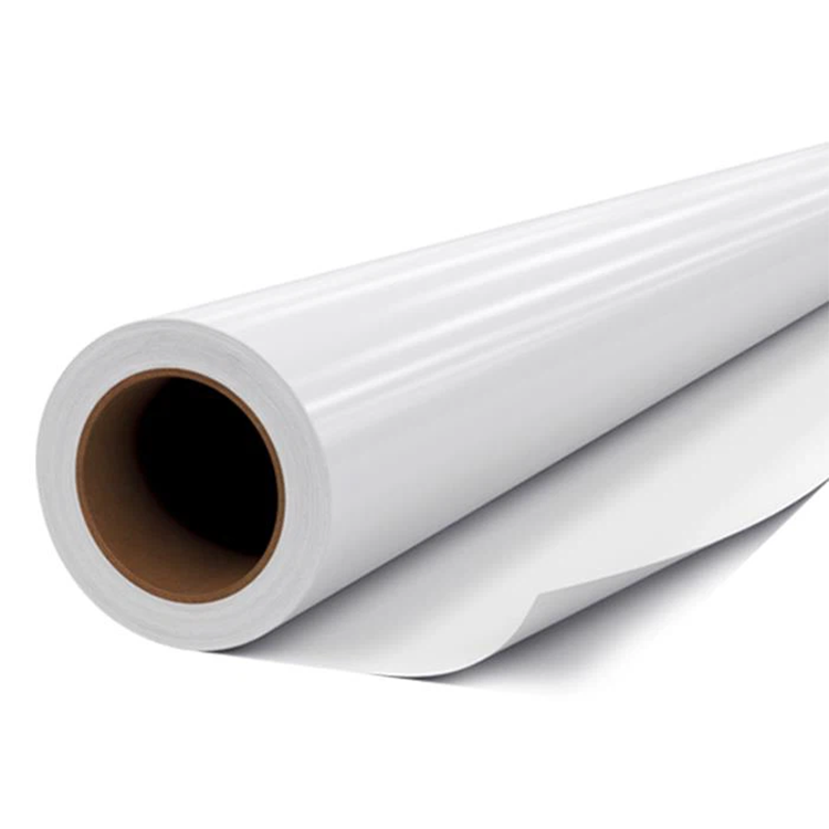 120gsm 140gsm Glossy Matt White Eco Solvent Printing PVC Printable Adhesive Car Wrap Vinyl Sticker Roll Self Adhesive Vinyl