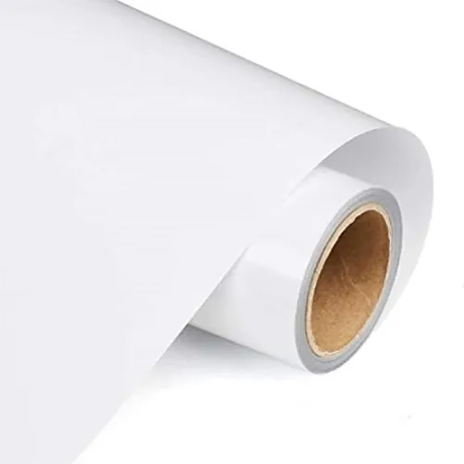 High Quality White Vinyl Sticker Roll Poster Materials Floor Wholesale Vinyl Banner Roll