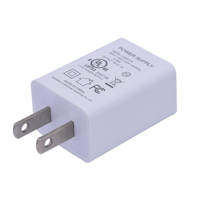 Universal 5V Wall Socket Power Adapter 5v 2.4a Power Charger Usb Charger 12W 110v To Usb Adapter