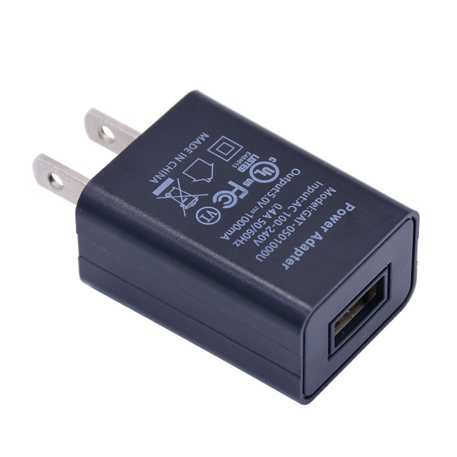 5v 0.5a 0.6a 1a 1.5a 2a 2.4a 2.5a 3a DC 5V 1A USB Charger With UL/CUL TUV CE FCC PSE SAA level,3 years warranty