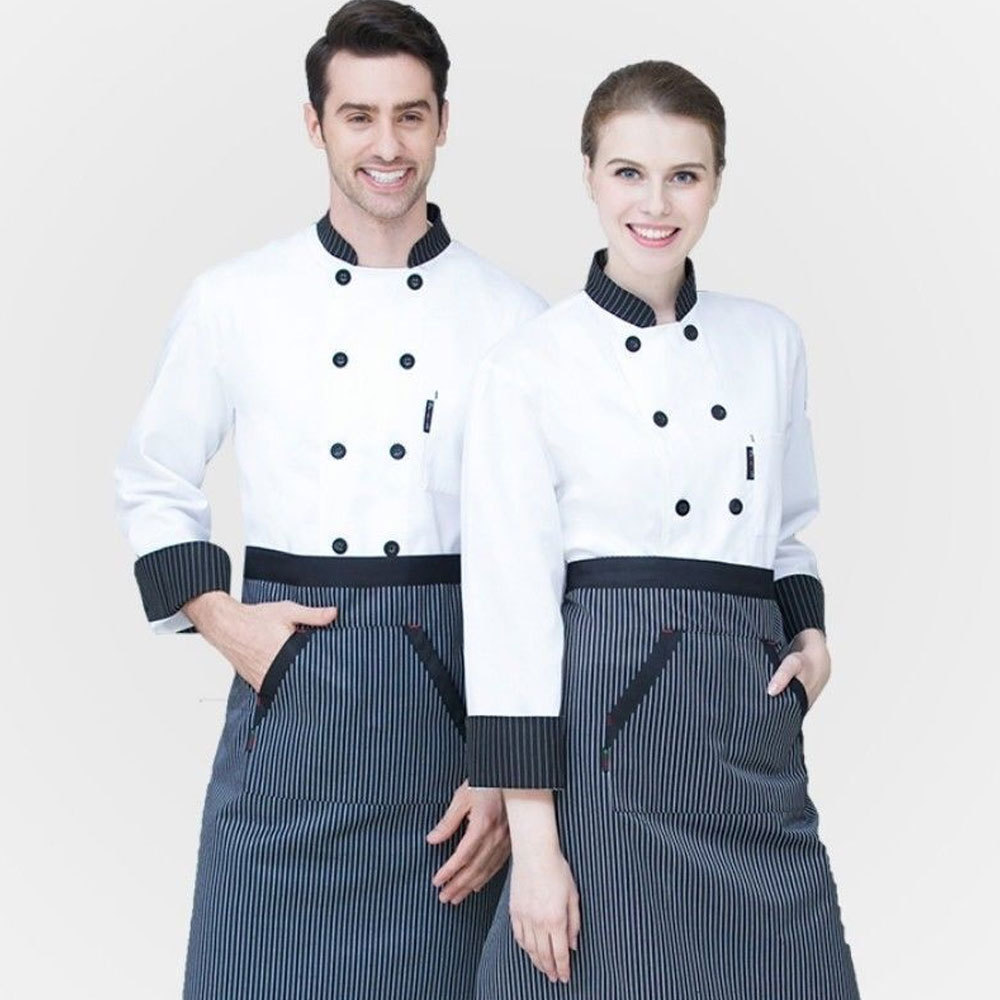 New Style Fashionable Design Chef Uniform Unisex High Quality Chef Kitchen Uniform Restaurant Chef Uniform