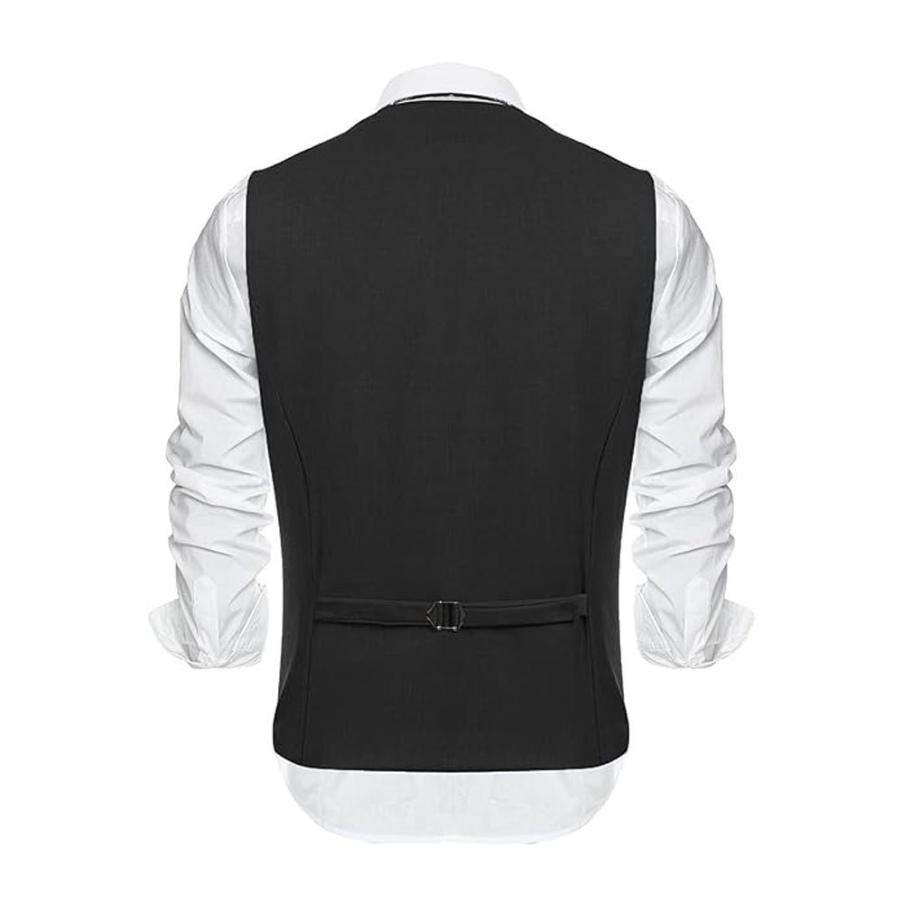 Wholesale Custom Design Waistcoat Vest For Men Breathable Plus Size Waistcoat Cheap Price Made Logo Waistcoat For Men