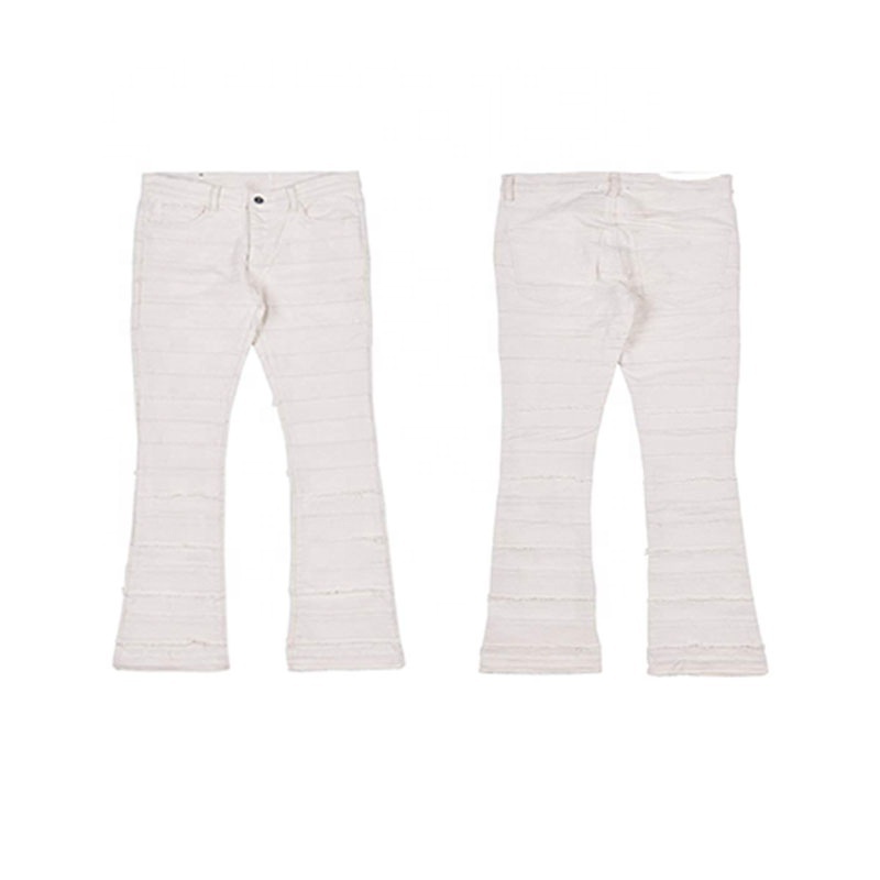 Denim manufactured Customization 1-14 years old Kids Flared Fit Jeans Stacked Denim Jeans For Boys