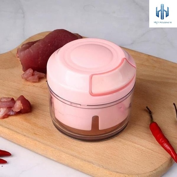 Kitchen Gadget Mini Manual Food Chopper Hand Pull Food Processor Garlic Press Mincer Vegetable Grinder for Meat Nuts Pepper