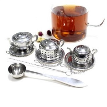 TEA01-D High quality Teapot Shape Infuser Tea Cup Tea Pot with stainless steel Tea Strainer