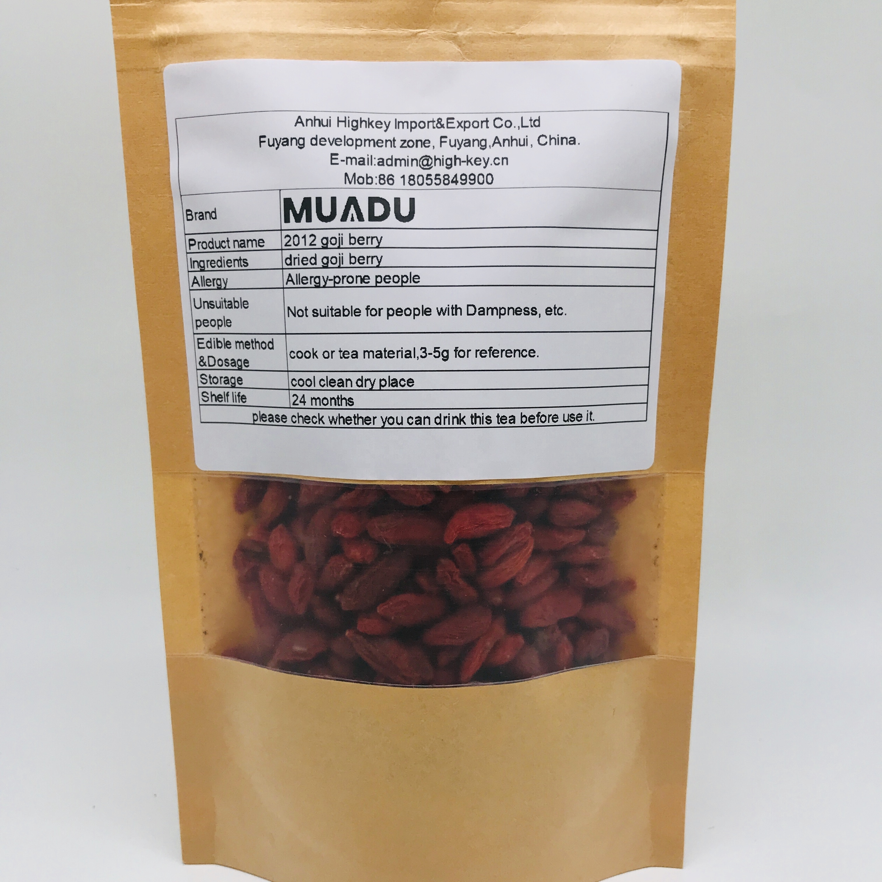 2012 Gou qi high quality Lycium chinensis dried fruit goji berry for sale