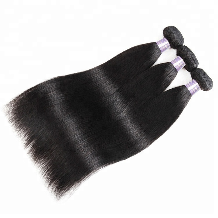 Dropship Hair 11A Grade Peruvian Hair Bundles With Closure Silky Straight Vast Human Hair Bundles With Lace Front Closure