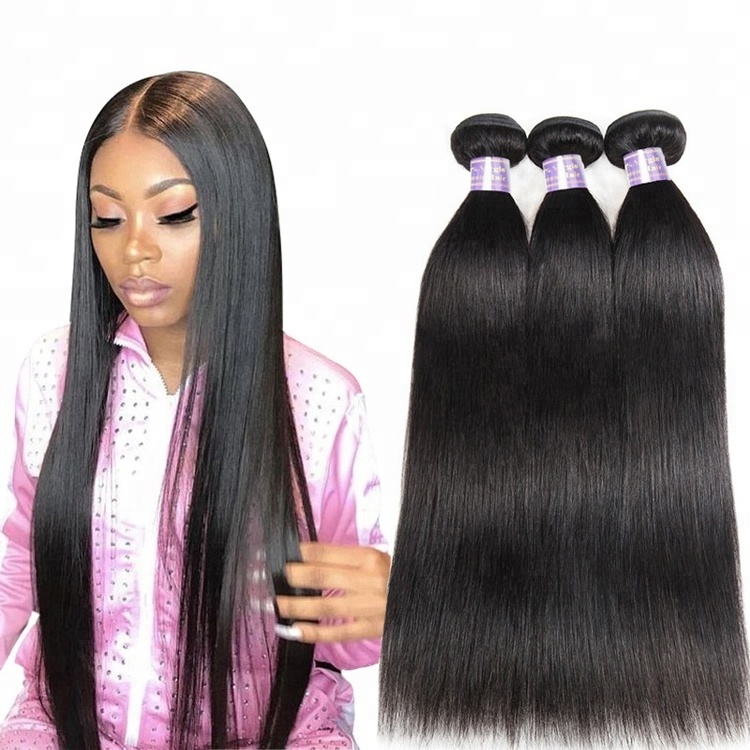 Dropship Hair 11A Grade Peruvian Hair Bundles With Closure Silky Straight Vast Human Hair Bundles With Lace Front Closure