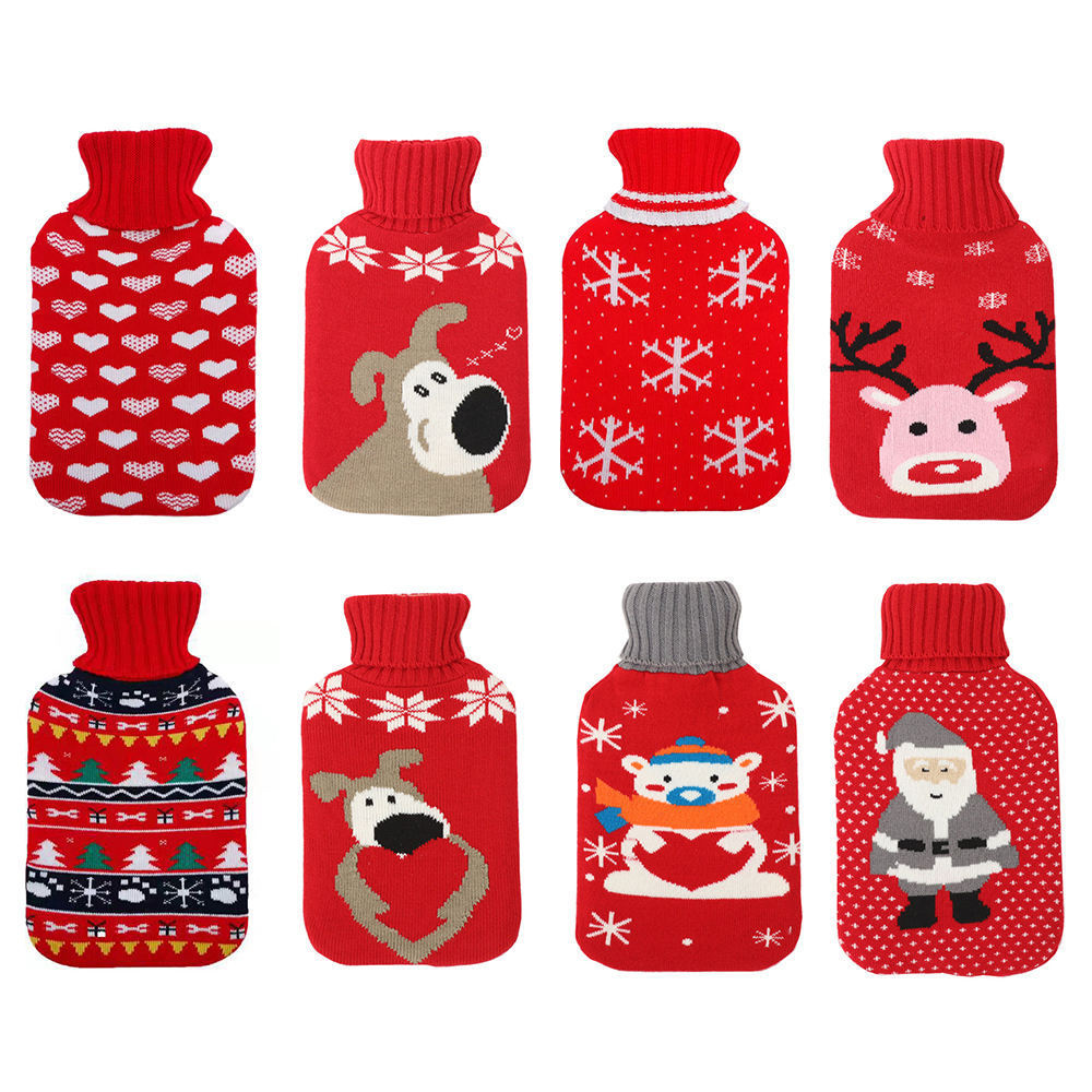 hot water bag winter home christmas set soft fluff Hot Water Bottles with Cover hand warmer wholesale custom with cover