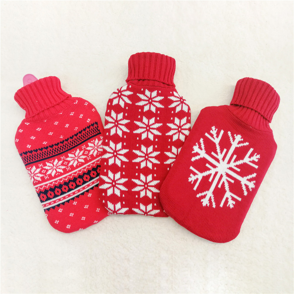 hot water bag winter home christmas set soft fluff Hot Water Bottles with Cover hand warmer wholesale custom with cover