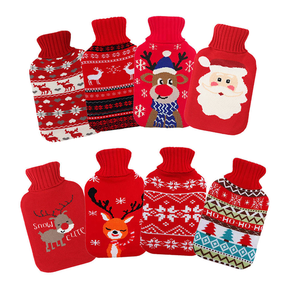 hot water bag winter home christmas set soft fluff Hot Water Bottles with Cover hand warmer wholesale custom with cover