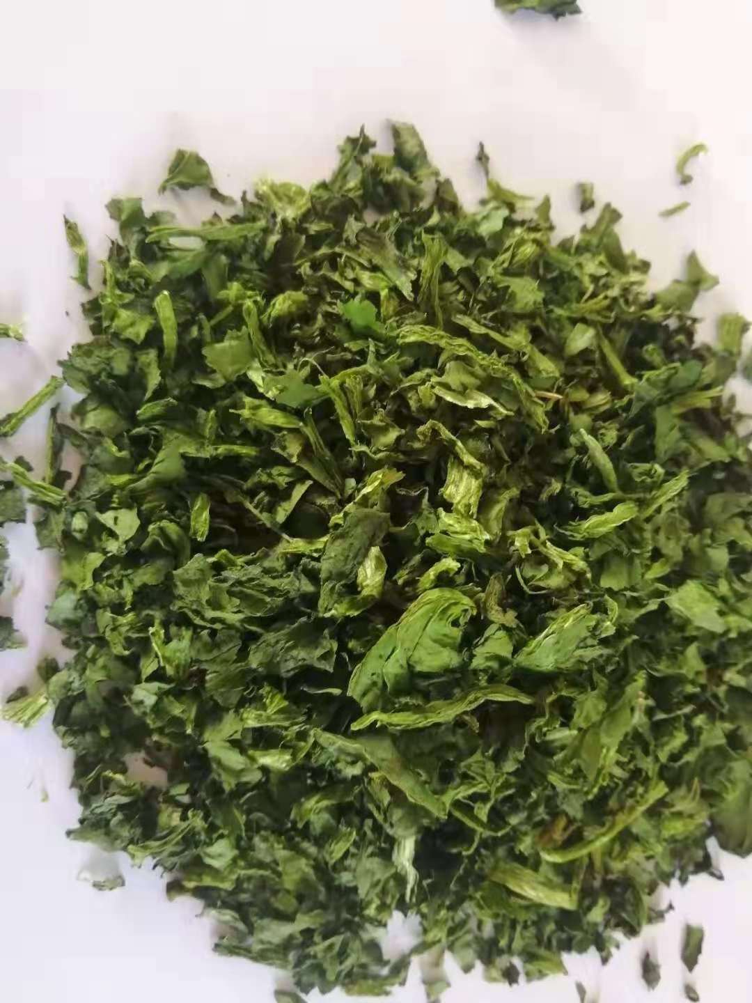 For Fast Food Dried Dehydrated Spinach leaves flakes powder