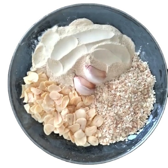 Air Dried Garlic Dehydrated Garlic Granules Garlic Powder New Crop