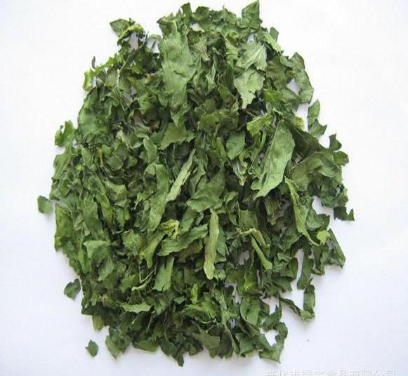 For Fast Food Dried Dehydrated Spinach leaves flakes powder