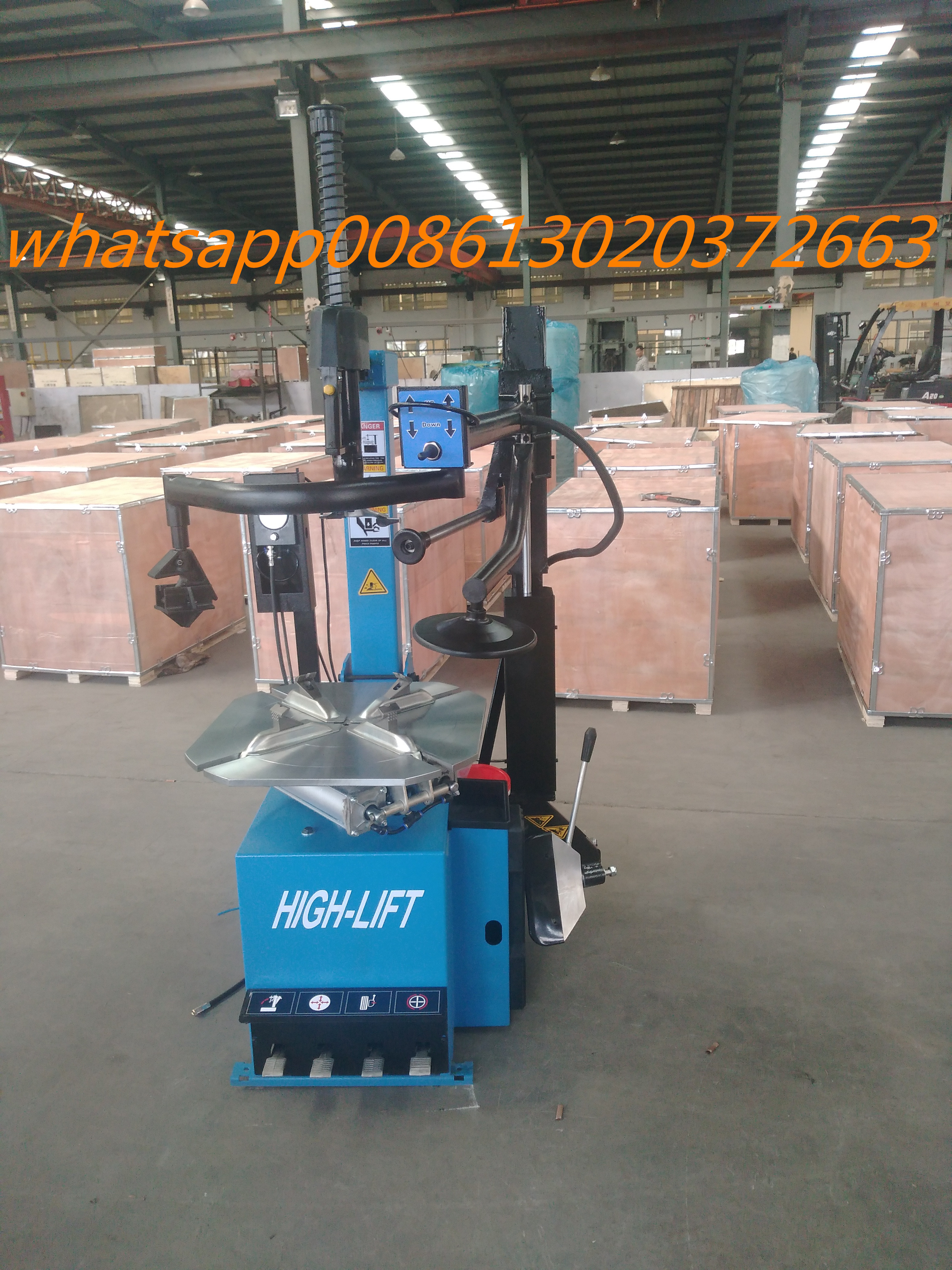 HIGH-LIFT automatic tire changer /with back titling column