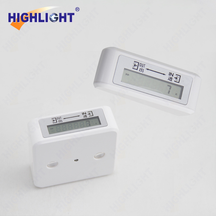 Highlight HPC005 wireless people counting system sensor, supermarket system electronic infrared traffic sensor counter