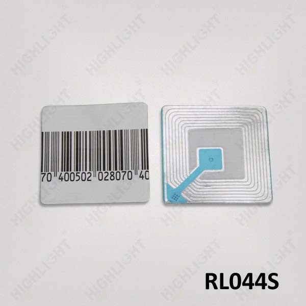 Highlight roll EAS alarm RL044S High quality 40x40mm barcode security RF EAS soft label 8.2MHz