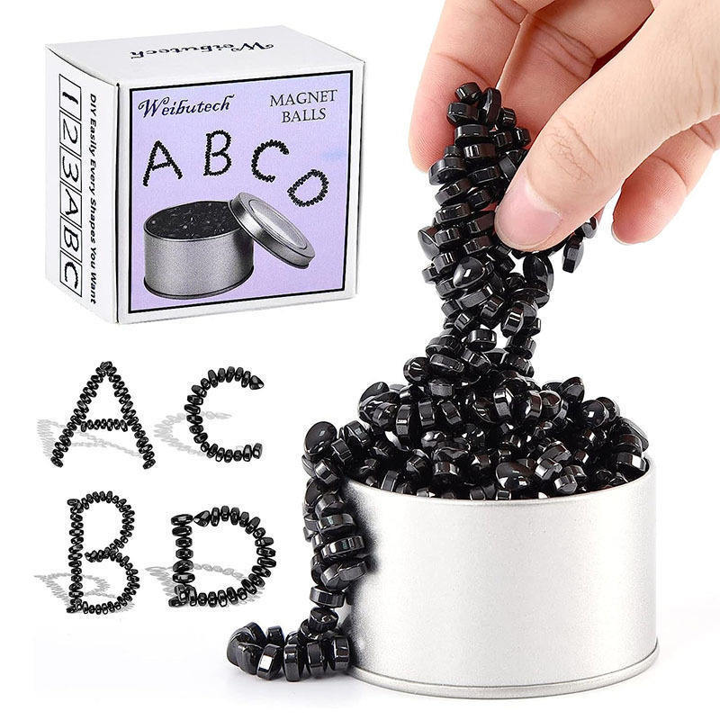 Magnet Strong Metal Stress Relief Toys Sheet Hematite Gift Magnetic Balls Sphere Magnetics Ferrite Putty Magnet Toys