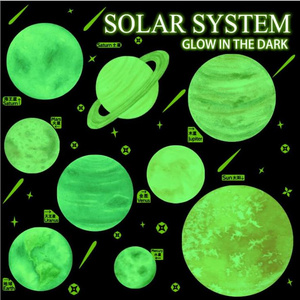 Wholesales Stars and Planets Planet Solar System Glow in the dark wall stickers