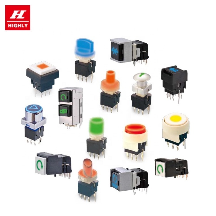 Taiwan Brand PB6134BRFJL LED Momentary Push Button Switches