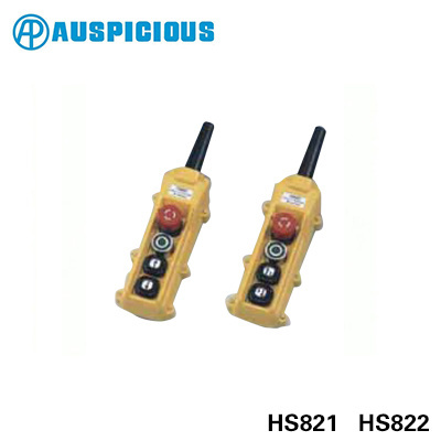 AUSPICIOUS H8  Series Hoisting Crane Equipment Taiwan IP65 Protected LED Light Push Button Switch Maximum Current 5A