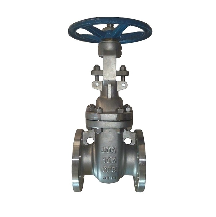 JIS B2073 B2083 Industrial Flanged Wedge Gate Valve with 10K 20K 30K 45K 65K 110K Pressure Casting Carbon Stainless Steel