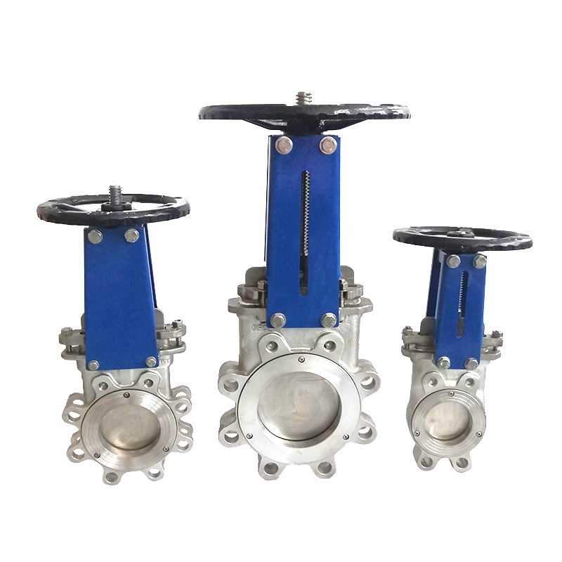 pneumatic DIN JIS GB ANSI standard DN300 DN400 DN500 PN10 water Knife Gate Valve Price of stainless