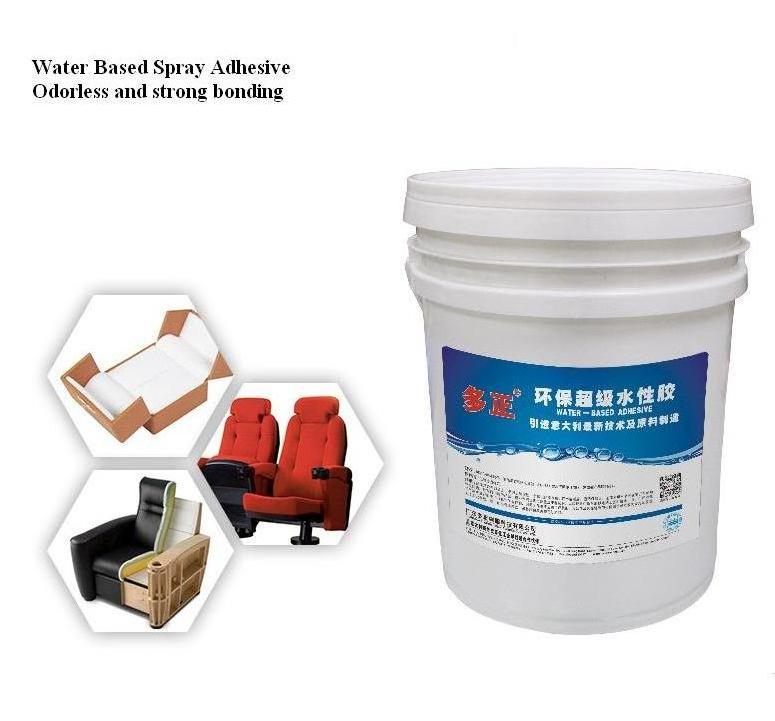 glue supplier super water based  spray adhesive  for foam, sponge etc