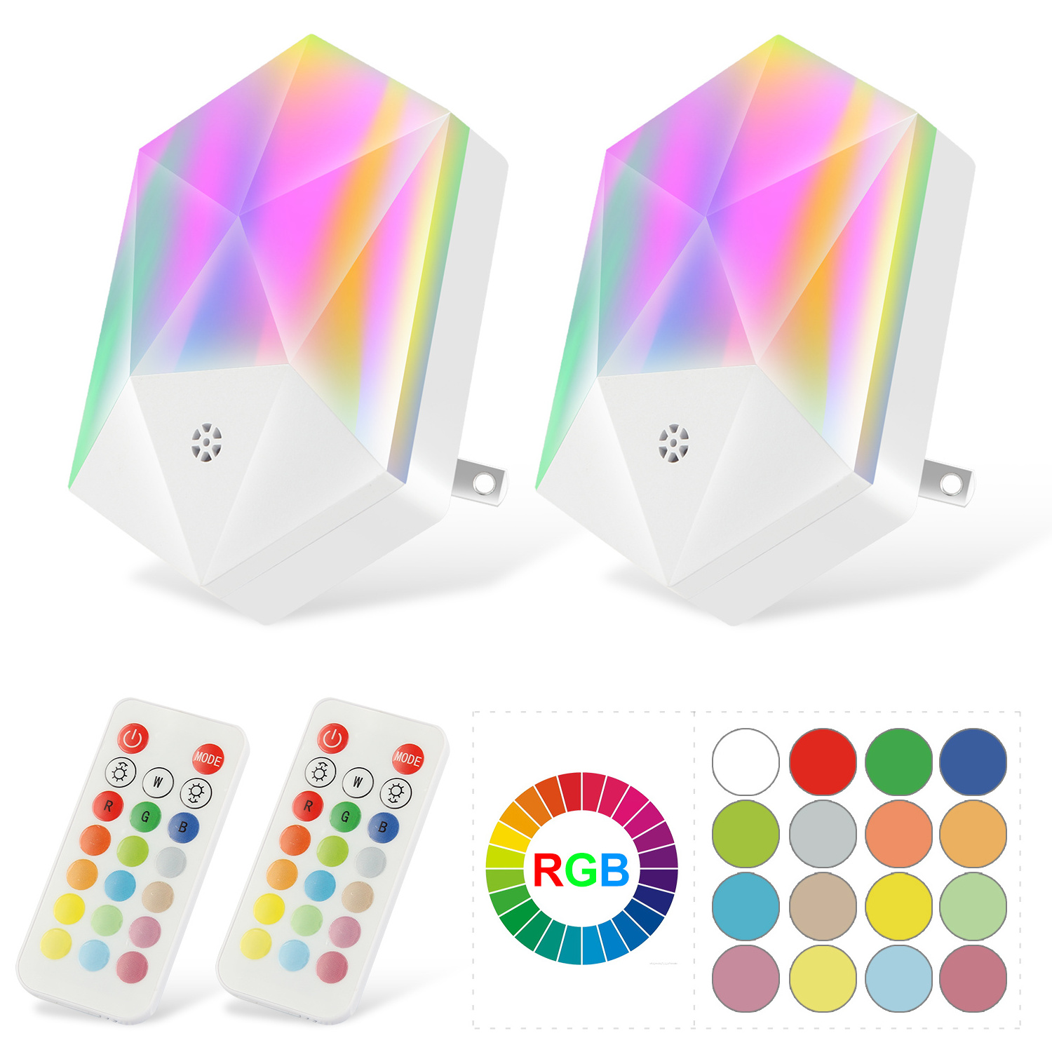 New  led  plug in RGB night light Portable  modern  Human body acrylic night light base  drop shipping