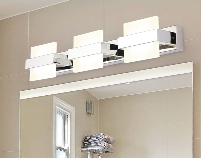 Hot Dimmable Modern 3 Lights/4 Lights LED Bathroom Wall vanity Light Fixture Over Mirror