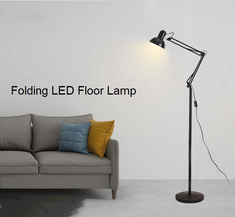 Swing Arm Light LED Lights For Home Floor Lamps?Old Modern  Luxury  Floor Lamp 360 Degree Adjustable Old For Living Room Bedside