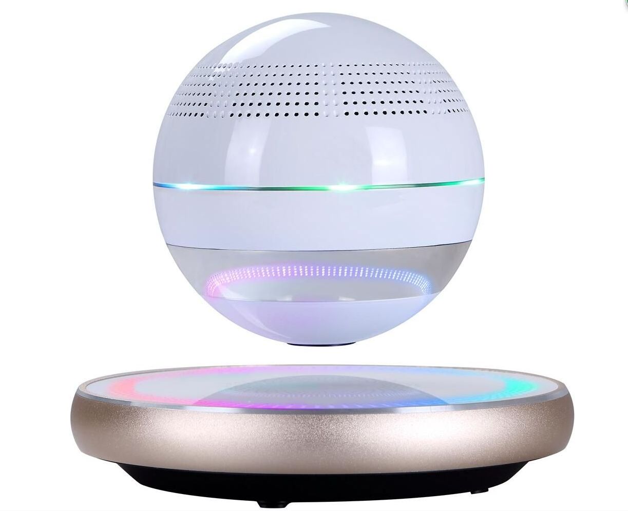 Speaker Bluetooth Floating Moon Lamp 3D Music Lights Planet With RGB Color 7 Color LED Night Light For Bedside Decoration