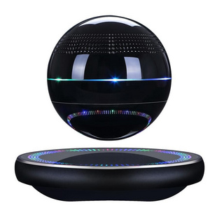 Speaker Bluetooth Floating Moon Lamp 3D Music Lights Planet With RGB Color 7 Color LED Night Light For Bedside Decoration