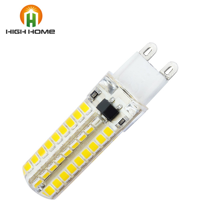 High Lumen  led G4 G9  bulb  ACDC12V  5w silicone g9 led 1000 lm lamps