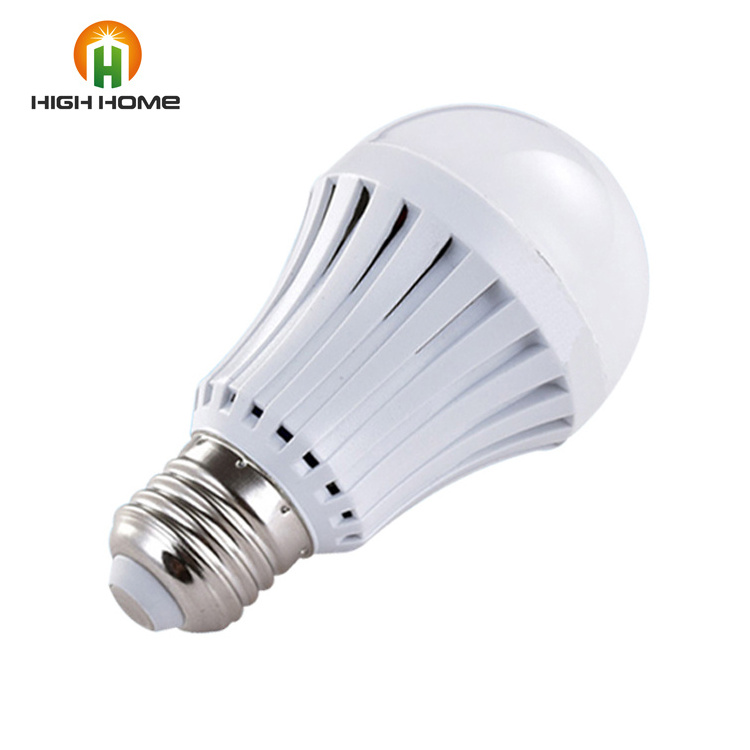 led rechargeable bulb and emergency bulb 7w 9w 12w 15w energy saving rechargeable intelligent emergency bulb led