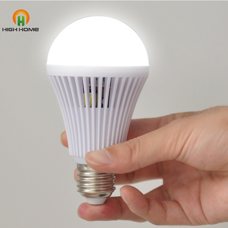 led rechargeable bulb and emergency bulb 7w 9w 12w 15w energy saving rechargeable intelligent emergency bulb led