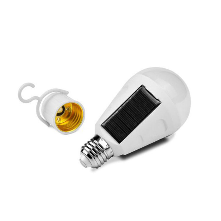 2 years warranty 7W 12W E27 led solar light bulb