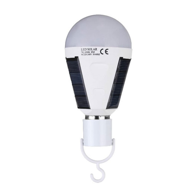 2 years warranty 7W 12W E27 led solar light bulb