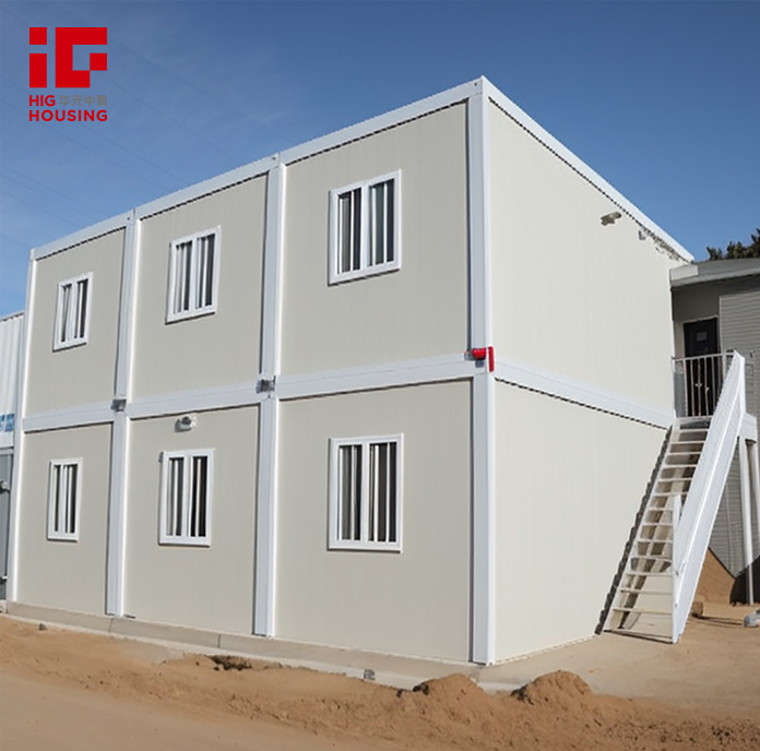 New Technology Container Office Steel Structure Frame Welded Flat Pack Container House As Dormitory Project