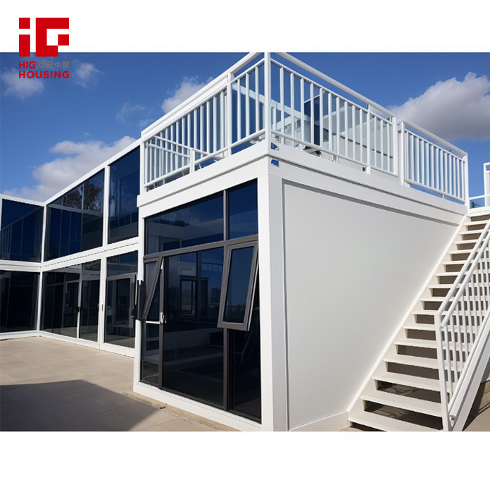 New Technology Container Office Steel Structure Frame Welded Flat Pack Container House As Dormitory Project